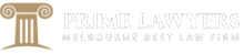 logo prime lawyers white
